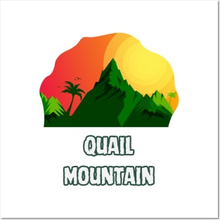 Quail Mountain Posters and Art